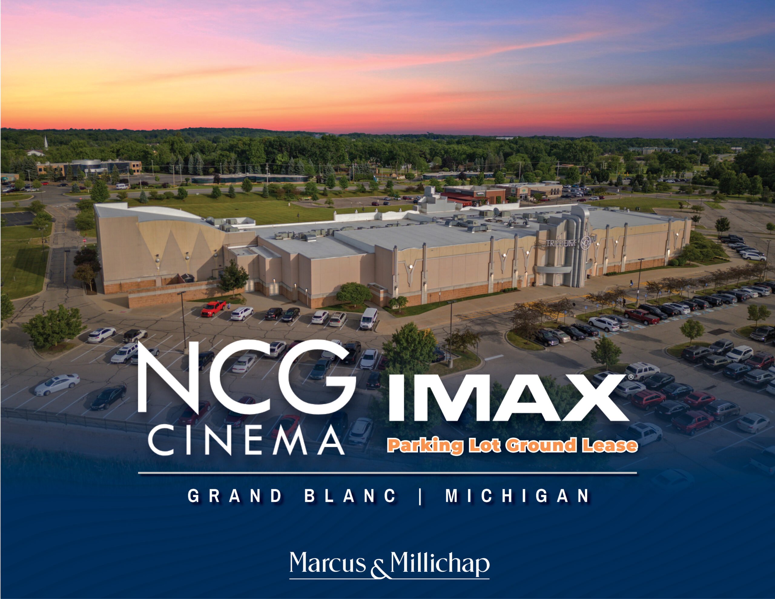 NCG Cinema | 13-Year NNN Parking Lot Ground Lease - VHG CRE Group